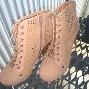 Booties . Size 8. Only worn a couple times. Perfect for nights out